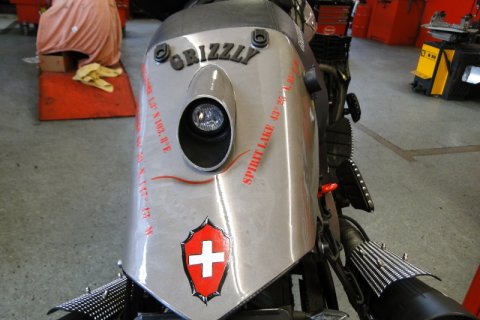 Rückscheinwerfer auf dem Heckfender